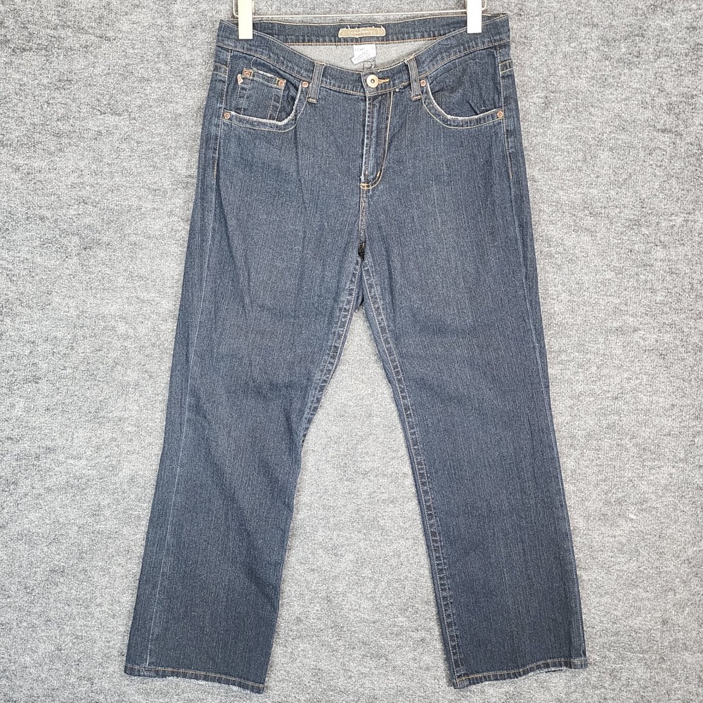 Z. Cavaricci Authentic Vintage Jeans Womens Sz 14 Blue Denim Straight Leg 34X28